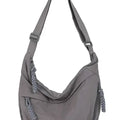 Trendy Women's Soft Cloth Shoulder Bag Solid Color Student Casual Style Big Handbags Crossbody Bags for Women Shoulder Hobos Bag