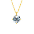 LOUTF 1-3ct Real Moissanite Diamond Necklace for Woman Wedding Daily Wear Party Original 925 Sterling Silver Luxury Fine Jewelry