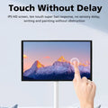 21.5" Rechargeable Standing Waterproof Touch Screen Smart TV Android Smart Display Screen Monitor Portable TV With Wheels