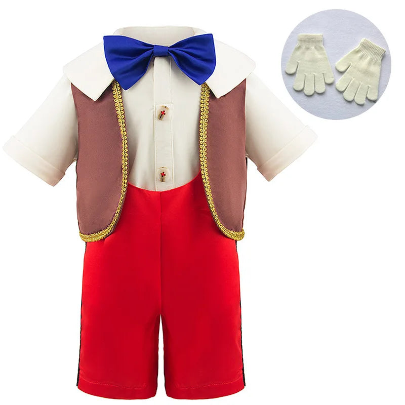 Puppet Costume For Boys Cosplay Fairytale Character Long - View 2 | SAMAG