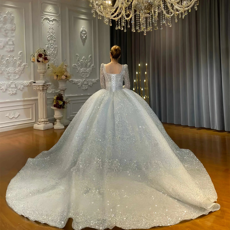 Customized Amanda Novias Official Square Neckline Long - View 4 | SAMAG