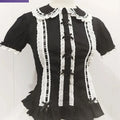 Summer Japanese Lolita Sweet Girls Short - sleeved Tops - View 3 | SAMAG