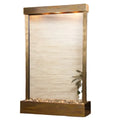 l Tempered Glass Led Mirror Waterfall Wall Fountain Water Bubble Fall Wall Indoor customized product