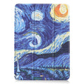 Tablets case  For Ipad air11 2024 11 inch Book Flip Cover with Stand Auto Wake Sleep  Three fold Caster hard shell