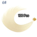48Pcs Women's Colorful Synthetic Hair Extensions Set 38 Colors Tinsel Wig 26 Colors Feather Extensions Tool Kit for Hairdressing