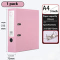 Lever Arch File A4 Folder Perforated Loose-leaf Folder Loose-leaf Book Data Book Double Hole Thickened Binders Desktop Organizer