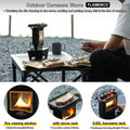 Soomloom Retro Firedance Oil Lamp Stove Multi-Purpose Outdoor Portable Camping Lantern Emotion Lights Burner Stove Camping Suppl