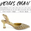 New Italian Pumps and Bag To Party 2026 INS Style Pointed Metalldekoration Rhinestone Elegant Gold Color High Heels for Women