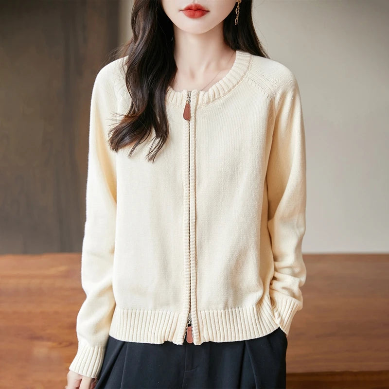 Autumn and Winter New 100 Pure Cotton Sweater Women's - View 3 | SAMAG
