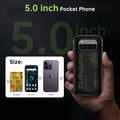 Unihertz Jelly Max 5G Mini Smartphone Android 14 Dimensity 7300 CPU 12GB 256GB 100MP Camera 4000 mAh Battery 5.05" inch Screen