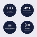 MP3 MP4 Player Portable MP3 Player Full Touch Screen Bluetooth-Compatible Audio Player Support FM Radio Recording E-Book
