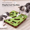 Cat Scratching Posts For Indoor Cat Puzzle Toy Felt Puzzle Box Cat Exercise Toy with Ball Kitten Interactive Indoor Exercise Toy