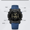 Naviforce 7104 Luxury Men Fashion Watch Water Resistant Wristwatches Silicone Strap LCD Electronic Clock Relogio Masculino