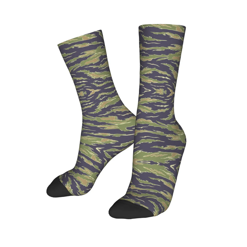 Custom Cute Military Camo Camouflage Army Socks Women Men Warm 3D Printing  Sports Basketball Socks