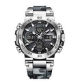 LIGE Electronic Men's Wristwatch Luxury LED Display Luminous Sports Man Watch Waterproof Military Quartz Alarm Date Watches Male