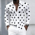 Men's shirt with polka dot print, trendy and personalized | SAMAG