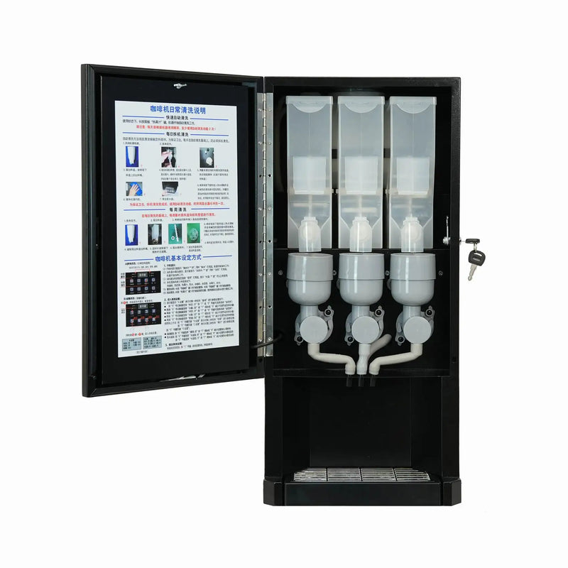 E-30S 3 Hot Instant Coffee Machine Fully Automatic Milk Tea Vending Machine For Commercial Use