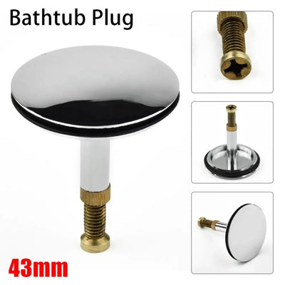 New Pop Up Waste Stopper Bathtub Plug Only Flat Seal | SAMAG