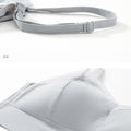 New Women's Seamless Mulberry Silk Bralette, Wire-Free Nude Feel Bra Camisole