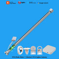 Tuya Zigbee Battery Electric Smart Curtains Roller Blinds Motor Wireless Smart Life For 20 25 28mm Tube Alexa App Remote Control