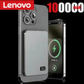 Lenovo 500000mAh Thin Magnetic Wireless Power Bank PD22.5W Fast Charging Portable External Battery for Magsafe For iPhone Huawei