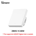 SONOFF ZBM5 80/86 Type Zigbee Smart Wall Switch Supports No Neutral and Neutral Wire Detach Relay Mode Works with Home Assistant