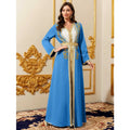 Muslim Sets Women Party Dresses Jalabiya Robe Embroidery | SAMAG