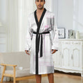 1pc Men'S Robes 2026 Spring/Summer Graphic 3D Printed Robes Sleepwear Men'S Bathrobe Bathrobe Men Polyester Men'S Pajamas