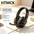 3.5mm Headphones Wired Gaming Headset Earphones For PS4 Play Station 4 Game PC Chat Headset  With Microphone