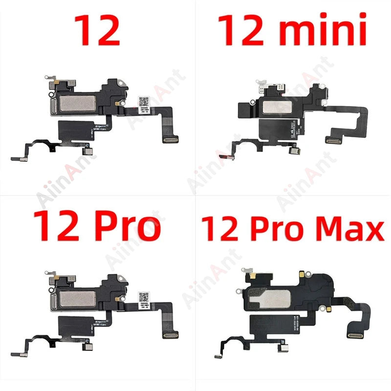 Waterproof Sticker + Flex For iPhone 11 Pro X Xr Xs Max 7 8 Plus Phone Top Proximity Sensor Ear Earpiece Speaker Flex Cable