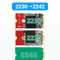JEYI M.2 NGFF NVME SSD Extension Bracket Transfer 2230 2242 2260 2280 Length Extend Adapter Bracket Card Plate Change Long Size