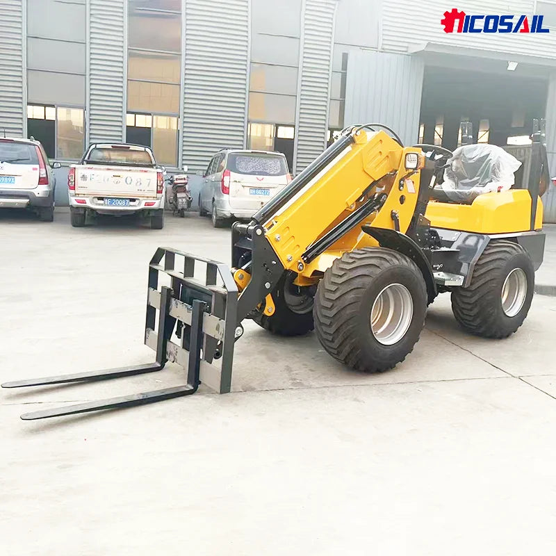 Customized Free Shipping EPA CE 2.5ton 4WD Boom Mini Wheel Loader Compacted Small Telescopic Wheel Diesel Front Loader Price