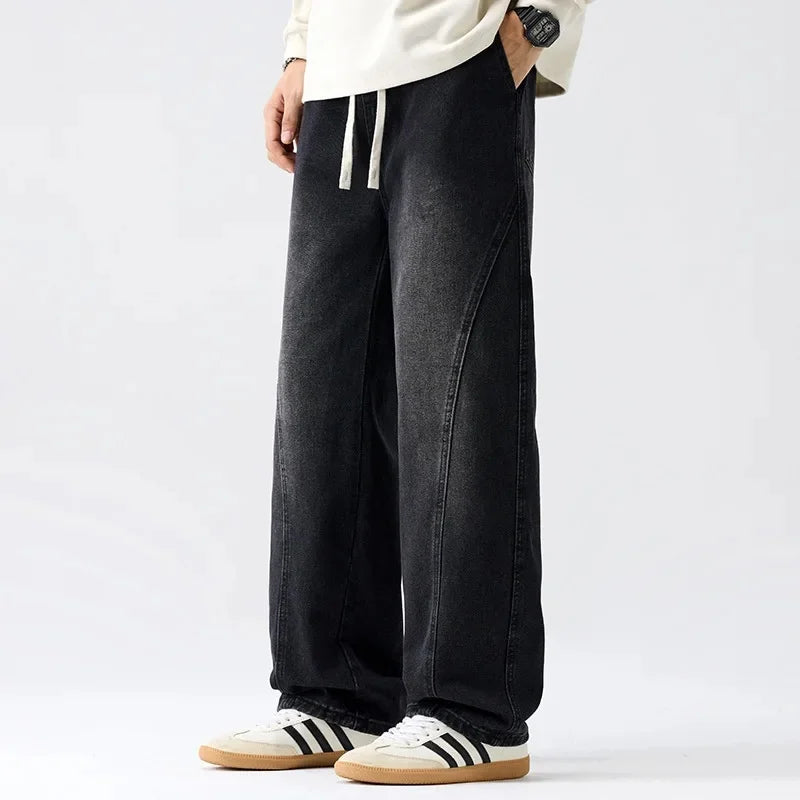 Loose Casual Men's Jeans Straight Leg American Style | SAMAG