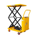 -hydraulic lifting platform car tool car 220V/12V hand push scissor lift working platform
