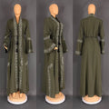 Summer Women's Clothing Open Abaya Bell Sleeves Long | SAMAG