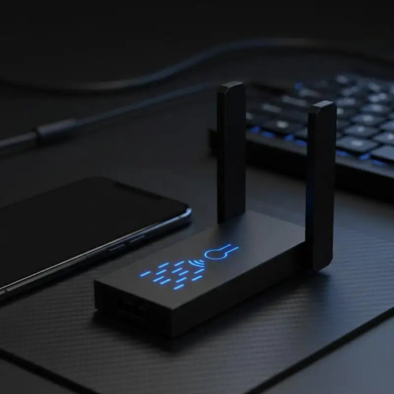Dual Band 1300Mbps WiFi USB Adapter 2.4G/5GHz Wi - Fi Dongle USB3.0 802.11AC 4 - Antenna Wireless Receiver - Visuel 3 | SAMAG