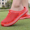 POLALI womens sandals 2023 Summer Sandals Fashion Hollow Out Breathable Beach Slippers Flip Flops EVA Massage Slippers Sandals