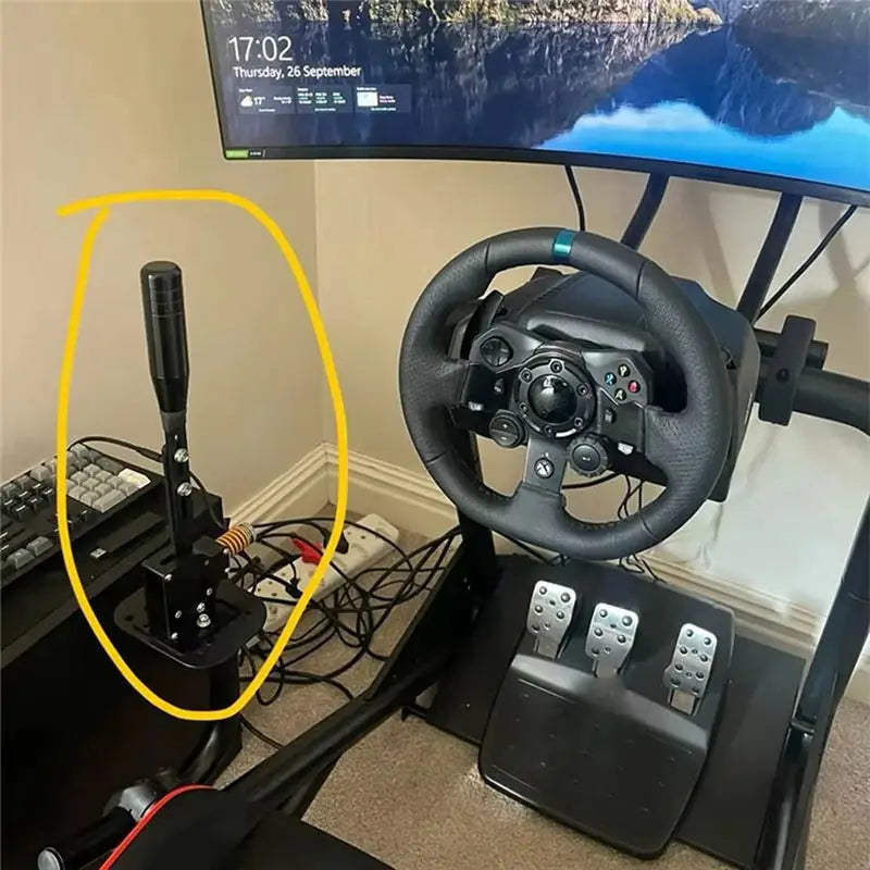 For Logitech G29/G27/G25 For Thrustmaster T300 T500 PC Hall Sensor USB SIM Racing Steering Wheel Handbrake Game Controller A