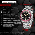 2025 New PAGANI DESIGN V2 Retro Men's Mechanical Watches NH35 Automatic Watch For Man Luxury AR Sapphire Mirror Luminous Clock