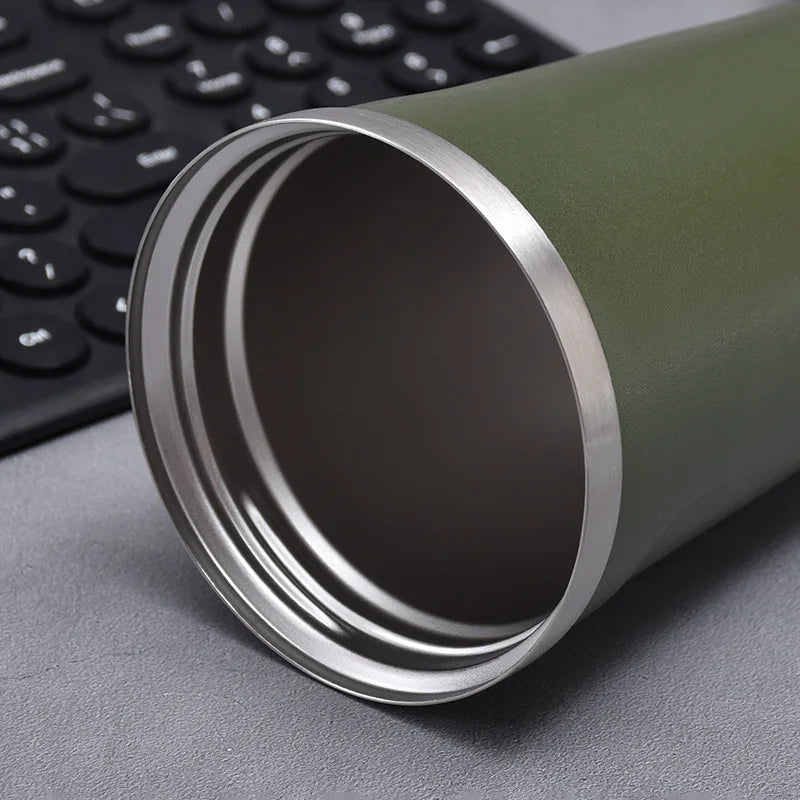 380/510ML Thermos Coffee Mug Double Wall Stainless Steel Thermo Bottle Car Thermal Cup Cold and Hot Outdoor Sports Vacuum Flask