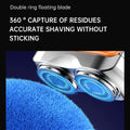 Mini Electric Smart Shaver Household Car Shaver Digital Display Dual Blade Rechargeable Shaver Powerful Beard Trimmer Tool