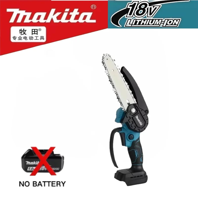 Makita 6 inch Electric Chain Saw Cordless Chainsaw Portable Tree Branch Logging Cutter Woodworking Garden - View 10 | SAMAG