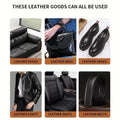 100ml Black Shoe Polish Spray with Sponge Applicator - Professional Leather Care, Quick Shine Wax Liquid Polish for Boots