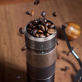 HiBREW Manual Coffee Grinder Aluminum Conical Burr Capacity 22g Hand Coffee Grinder with 11 Levels Adjustable Setting Pour Over