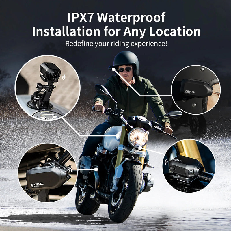 Drift Ghost XL Action Camera 1080P HD WiFi Sports Cam 9H Long Battery IPX7 Waterproof Motorcycle Helmet Bike Outdoor Video Camco