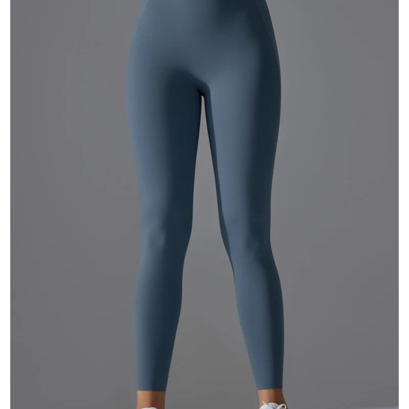 Women's High Waisted, Tight Fitting, Sexy Peach Hip Lifting Yoga Pants, Gym Exercise, Running, Pilates, Leggings Yoga Pants