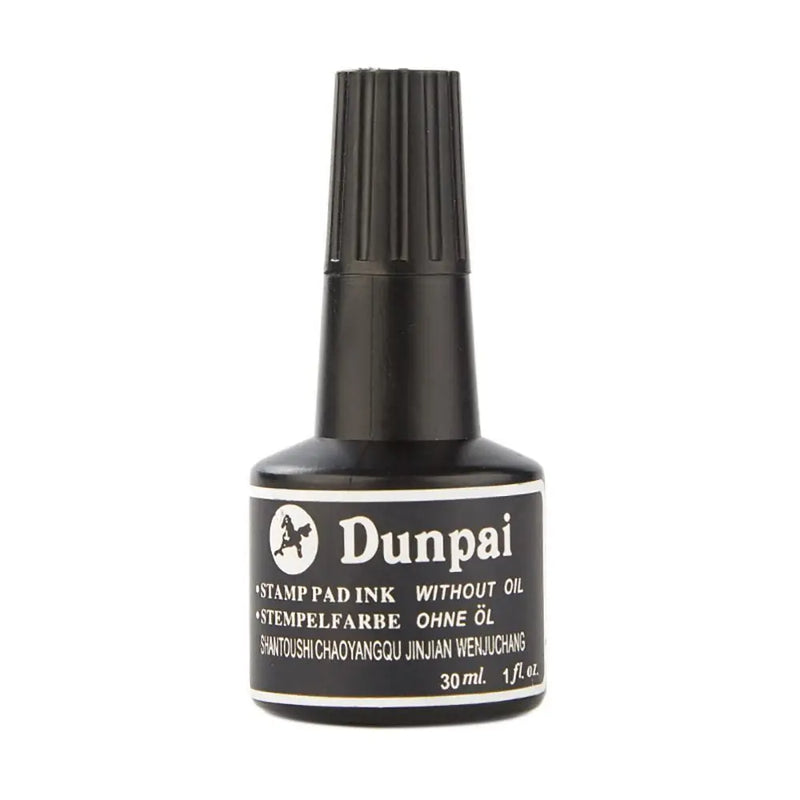 High Quality 30ML Stamp Pad Ink Red/Blue/Black Non-erasable Marker Pen Ink Quick-drying Stamp Paste Ink