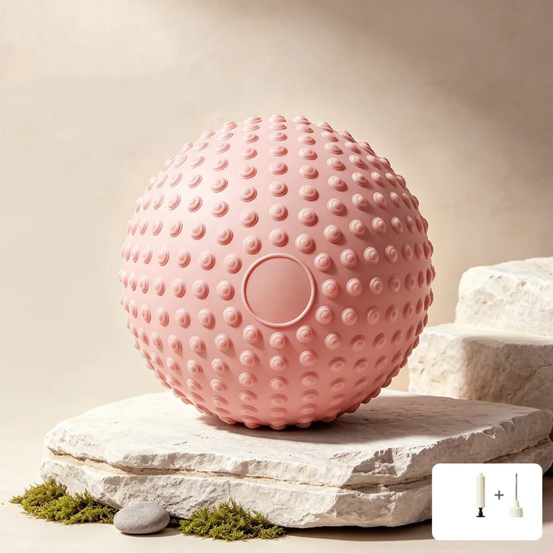 Household Deep Tissue Abdominal Pressure Ball PVC Thickened Fitness Yoga Ball Explosion-proof Anti-Burst Massage Ball Women