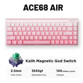 MCHOSE Ace68 Air V2 Gaming Keyboard Magnetic Switch Aluminum Plate 256K Scan Rate 8k Polling Rate RT Keys 0.001mm Accuracy ARGB