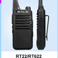 Retevis RT622 Mini Walkie Talkie 2pcs PMR446 Portable Two-way Radio PTT Walkie talkies Communication Radio for Restaurant Hotel